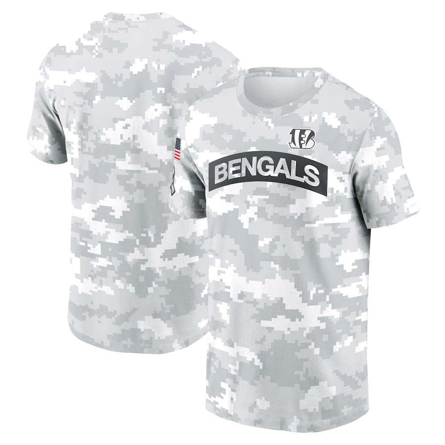 C.Bengals Salute To Service Club Pullover T-Shirt Player Jersey -Stitched American Football Jerseys