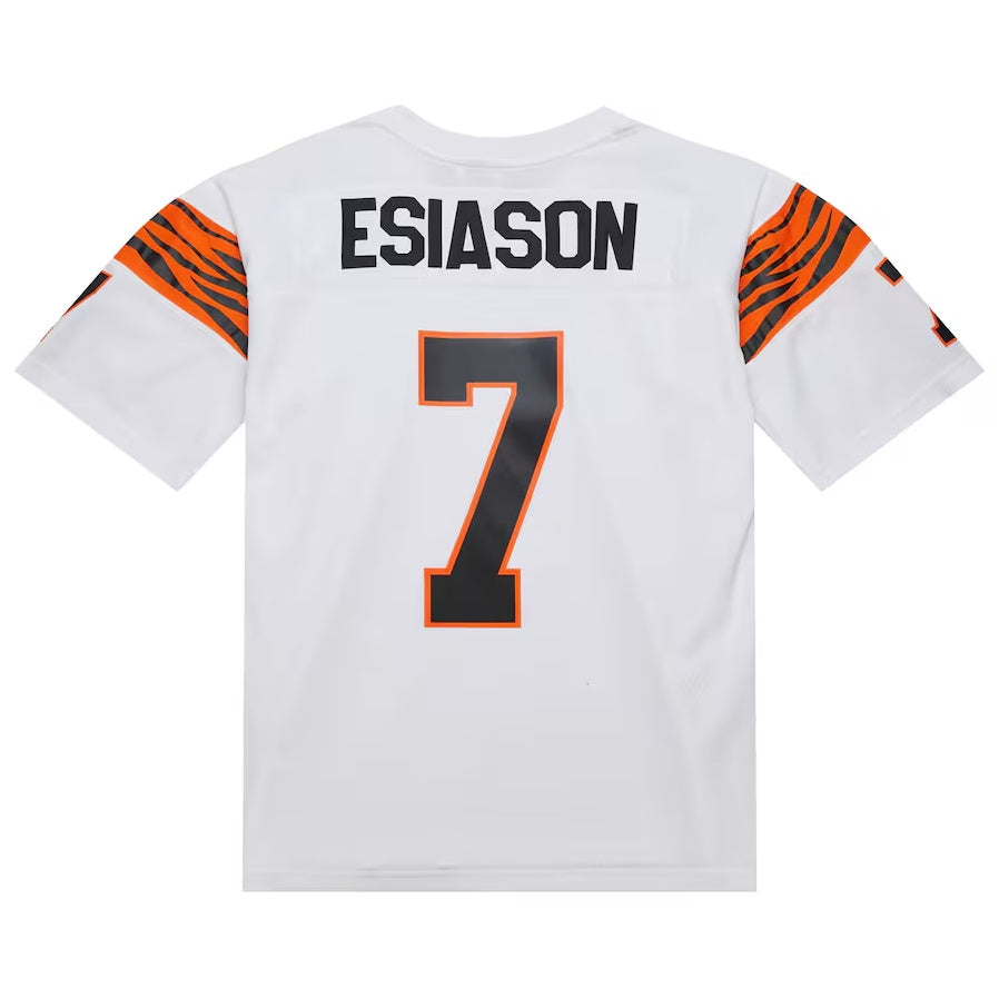 C.Bengals #7 Boomer Esiason Legacy Replica Player Game Jersey - White American Football Jerseys