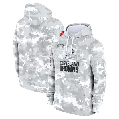 C.Browns Salute To Service Club Pullover Hoodie Player Jersey Birthday gifts Stitched American Football Jerseys