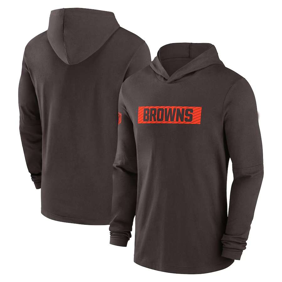 C.Browns Salute To Service Club Pullover Hoodie Player Game Jersey Stitched American Football Jerseys