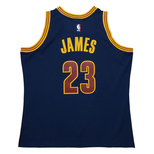 C.Cavaliers #23 LeBron James Player Hardwood Classics Swingman Jersey - Navy American Basketball Jerseys