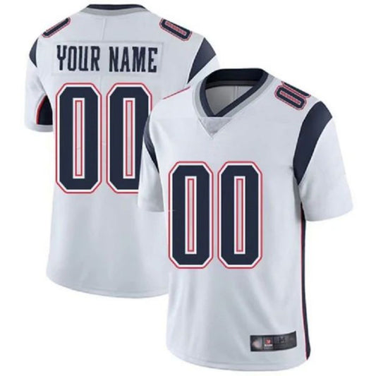 Custom NE.Patriots Game White Jersey -Stitched American Football Jerseys