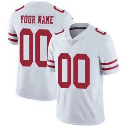 Custom SF.49ers White Game Jersey -Stitched American Football Jerseys