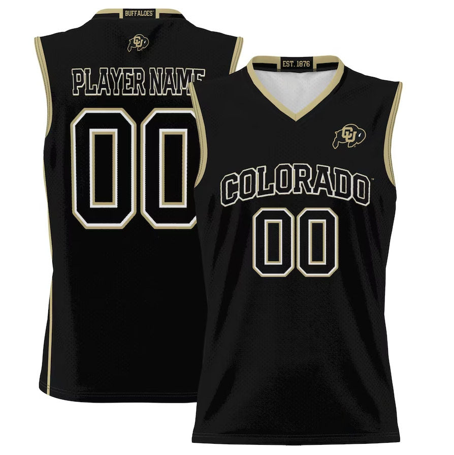 Custom C.Buffaloes Unisex Lightweight NIL Pick-A Basketball Jersey - Black American College Jerseys