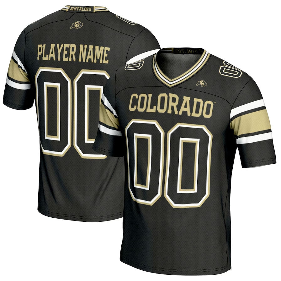 Custom C.Buffaloes GameDay Greats NIL Pick-A Football Jersey - Black American College Jerseys