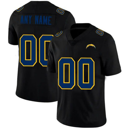 Custom LA.Chargers Black American Stitched Football Jerseys Name And Number Size S to 5XL Birthday Gift