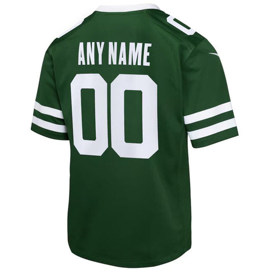 Custom NY.Jets Green Game Jersey -American Stitched Football Jerseys