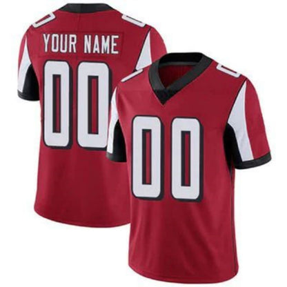 Custom A.Falcons Red Game Jersey -Stitched American Football Jerseys