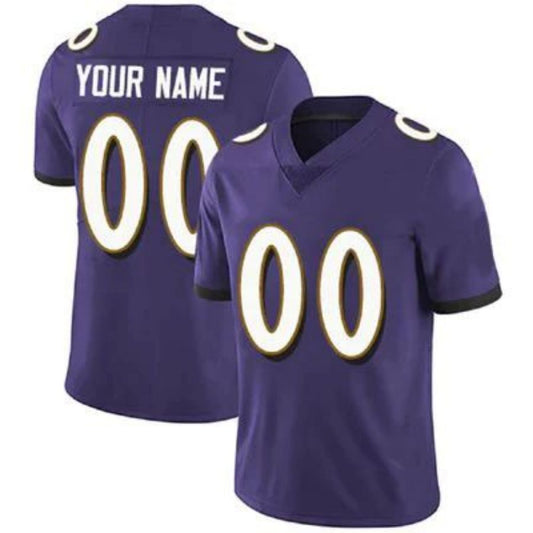 Custom B.Ravens Purple Stitched American Jersey  Game Football Jerseys