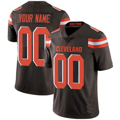 Custom C.Browns Brown Game Jerseys -American Stitched Football Jerseys