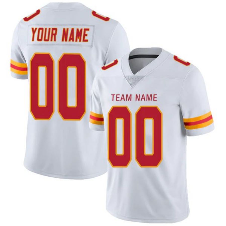 Custom KC.Chiefs White Game Jerseys Personalize Birthday Gifts Jersey -Stitched American Football Jerseys