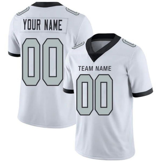 Custom LV.Raiders White Game Jerseys -Stitched American Football Jerseys