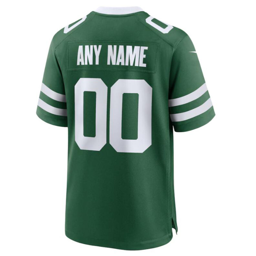 Custom NY.Jets Green Game Football Jersey -American Stitched Football Jerseys