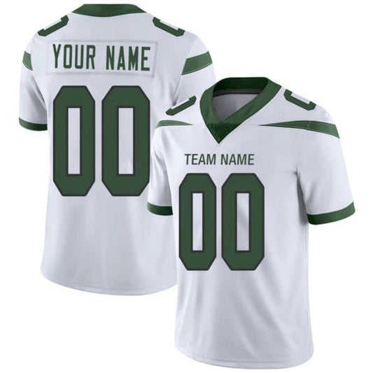 Custom NY.Jets White Football Jersey -Stitched American Football Jerseys Personalize Birthday Gifts