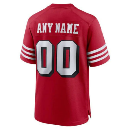 Custom SF.49ers Red Vapor F.U.S.E. Limited Jersey -Stitched American Football Jerseys