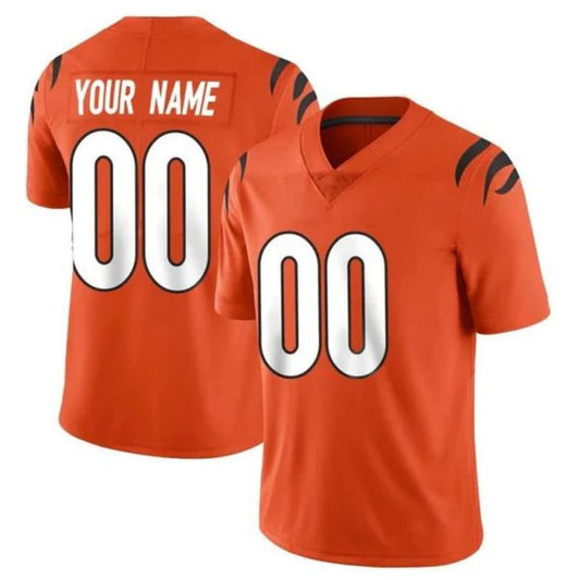 Custom C.Bengals Orange Game Jersey -Stitched American Football Jerseys