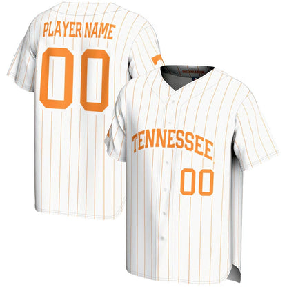 Custom T.Volunteers GameDay Greats NIL Pick-A Lightweight Baseball Jersey - White College Jerseys