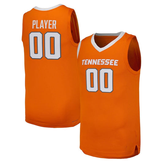 Custom T.Volunteers NIL Pick-A Basketball Replica Jersey - Orange College Jerseys