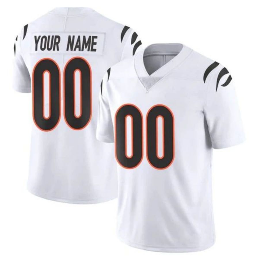 Custom C.Bengals White Game Jersey -Stitched Football Jerseys