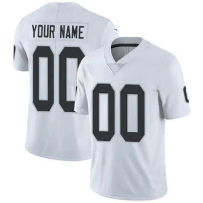 Custom LV.Raiders White Game Jersey -Stitched American Football Jerseys