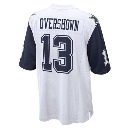 D.Cowboys #13 DeMarvion Overshown Player White Game American Football Jerseys