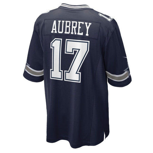 D.Cowboys #17 Brandon Aubrey Player Navy Game American Football Jerseys