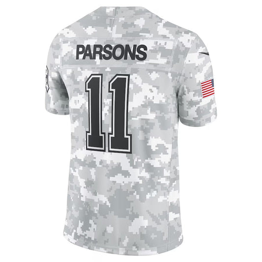 D.Cowboys #11 Micah Parsons Player Jersey Arctic Camo Salute to Service Limited Stitched American Football Jerseys