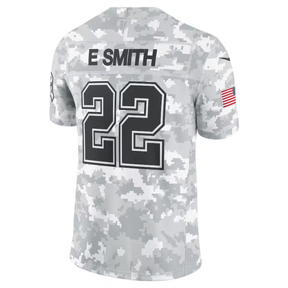 D.Cowboys #22 Emmitt Smith Player Arctic Camo Salute to Service Limited Stitched American Football Jerseys