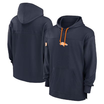 D.Broncos Salute To Service Club Pullover Hoodie Player Jersey -Stitched American Football Jerseys