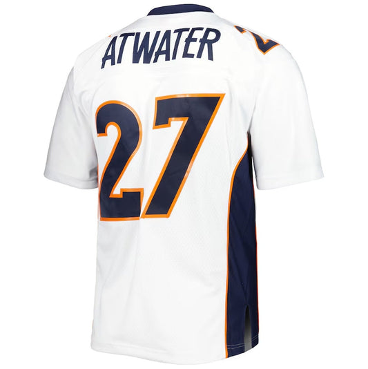 D.Broncos #27 Steve Atwater Legacy Replica Player Game Jersey - White American Football Jerseys