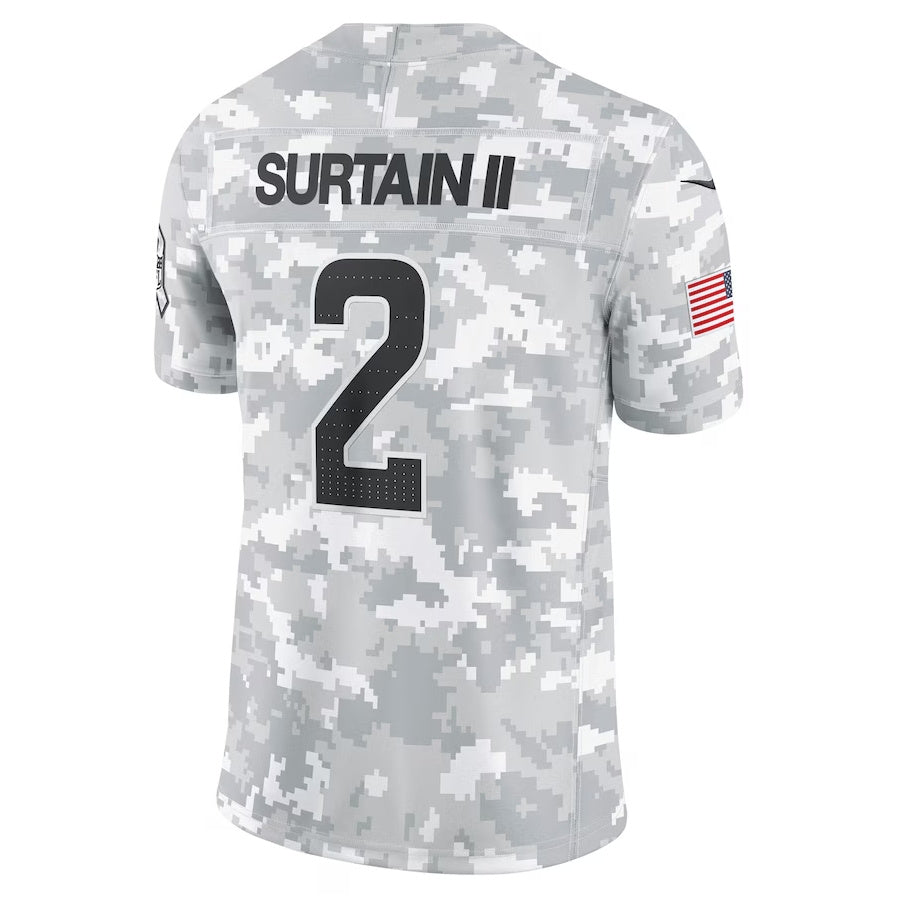 D.Broncos #2 Patrick Surtain II Player Arctic Camo Salute to Service Limited Stitched American Football Jerseys