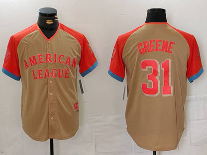 D.Tigers #31 Riley Greene Cream All Star Limited Player Jersey Stitched Baseball Jerseys