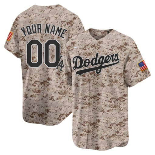 Custom LA.Dodgers USMC Alternate Vapor Premier Limited –Stitched Baseball Jerseys