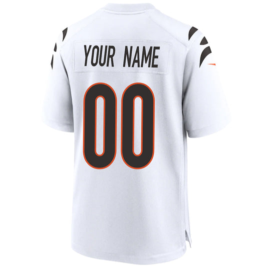 Custom C.Bengals Chase White Stitched Vapor Elite Football Jerseys