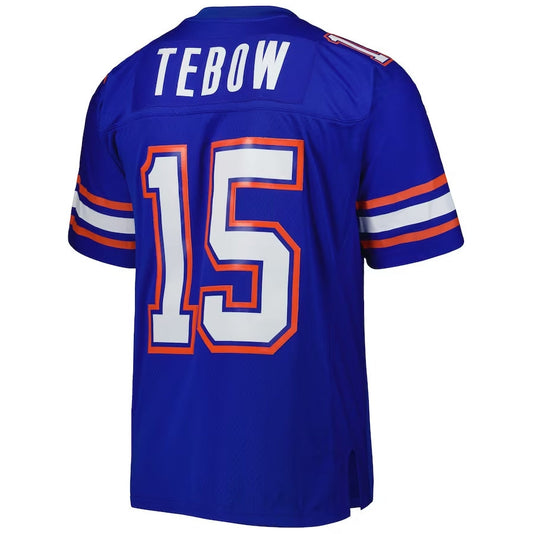 F.Gators #15 Tim Tebow Legacy Player Game Jersey - Royal American College Jerseys