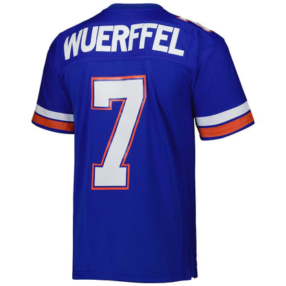 F.Gators #7 Danny Wuerffel Legacy Player Game Jersey - Royal American College Jerseys