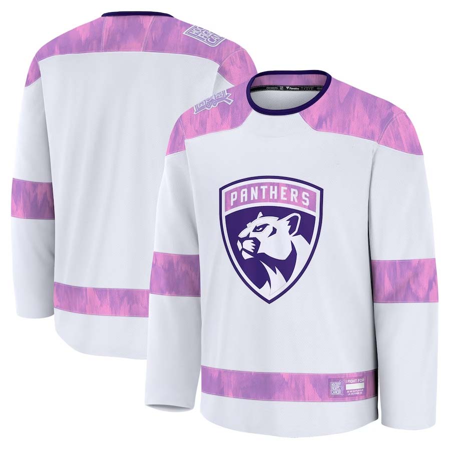 F.Panthers Fanatics Blank Player Game Hockey Jersey - White Stitched American Hockey Jerseys