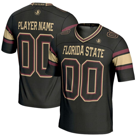 Custom F.State Seminoles GameDay Greats NIL Football Jersey - Black American College Jerseys