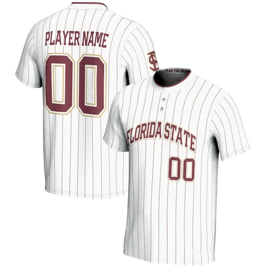 Custom F.State Seminoles GameDay Greats Unisex NIL Lightweight Softball Jersey - White American College Jerseys