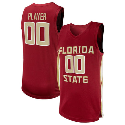 Custom F.State Seminoles Unisex NIL Pick-A Basketball Jerseys - Garnet American College Jerseys