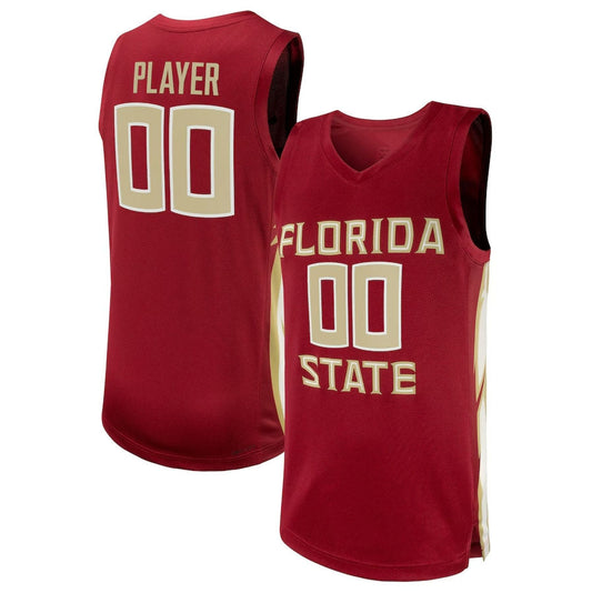 Custom F.State Seminoles Unisex NIL Pick-A Basketball Jerseys - Garnet American College Jerseys