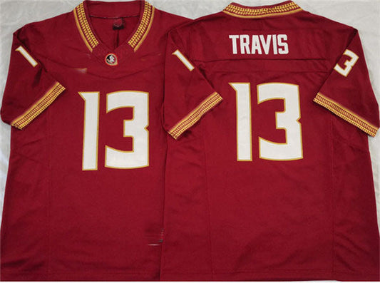 F.State Seminoles #13 Jordan Travis Player Game Jerseys Stitched College Jerseys