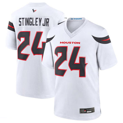 H.Texans #24 Derek Stingley Jr. Player White Game Jersey Stitched Jerseys