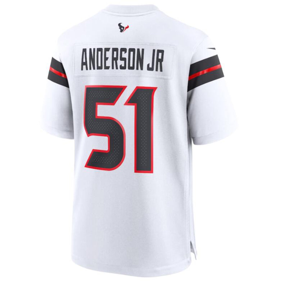 H.Texans #51 Will Anderson Jr. Player White Game Jersey Stitched Football Jerseys