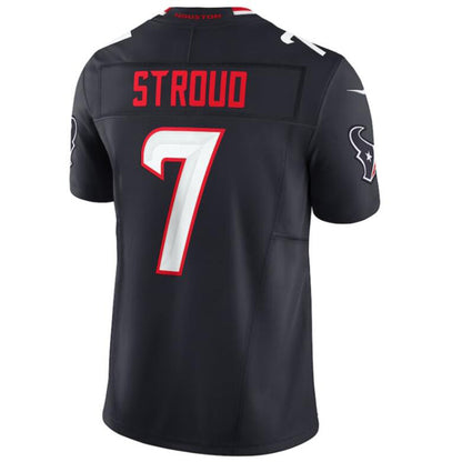 H.Texans #7 C.J. Stroud Player Navy Vapor F.U.S.E. Limited Stitched Football Jerseys