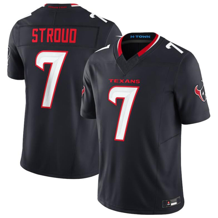 H.Texans #7 C.J. Stroud Player Navy Vapor F.U.S.E. Limited Stitched Football Jerseys