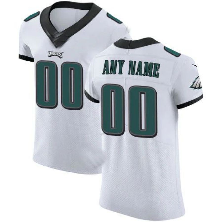 Custom P.Eagles White Vapor Untouchable Elite Jersey -American Stitched Football Jerseys