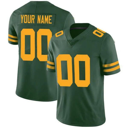 Custom GB.Packers Green Stitched Vapor Limited Jersey -Stitched American Football Jerseys