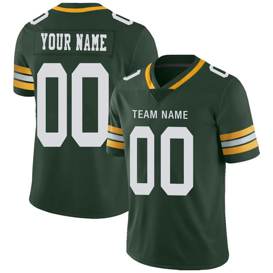 Custom GB.Packers Green Personalized Design Your Own Name and Number for Men Women Youth Jerseys