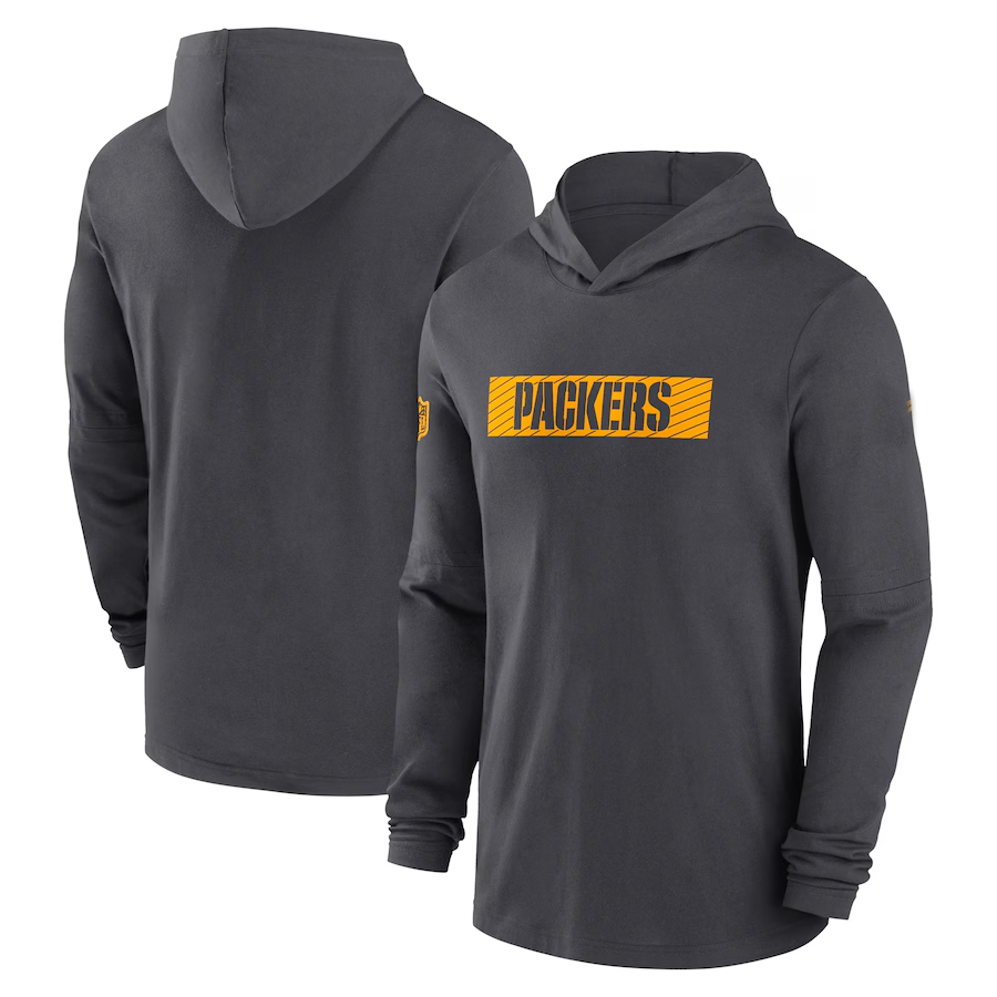 GB.Packers Salute To Service Club Pullover Hoodie Player Game Jerseys -Stitched American Football Jerseys